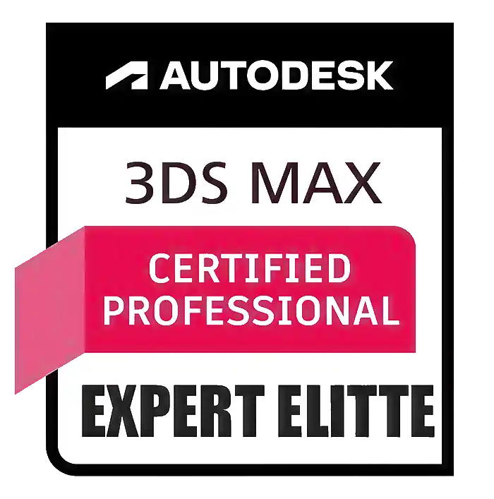 Autodesk 3ds Max Certified Professional Expert Elite rozeti